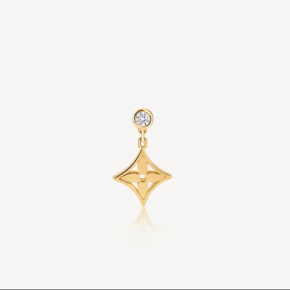 Louis Vuitton Jewelry - LV IDYLLE BLOSSOM EAR STUD, YELLOW GOLD AND DIAMOND - PER UNIT
